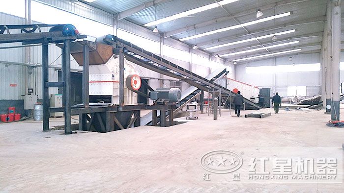 細碎機制砂安裝現(xiàn)場