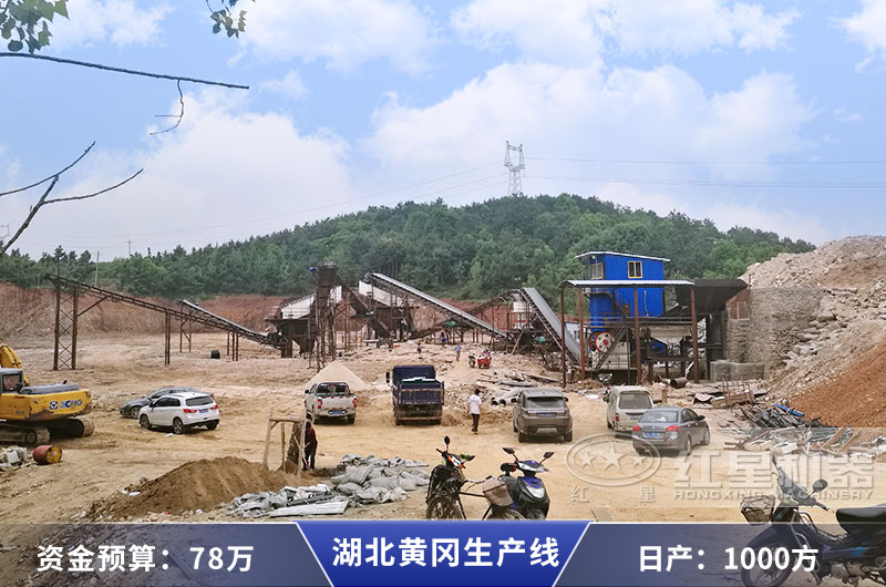 日產(chǎn)1000方砂石生產(chǎn)線