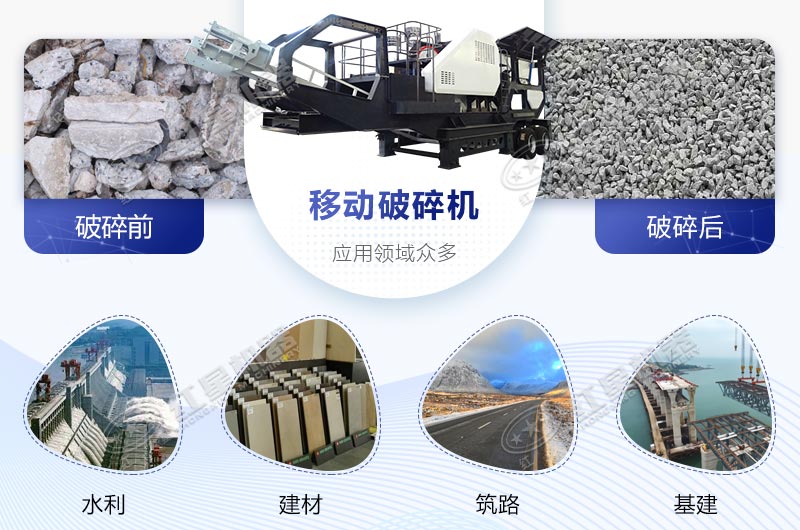 移動式破碎機(jī)市場應(yīng)用廣泛