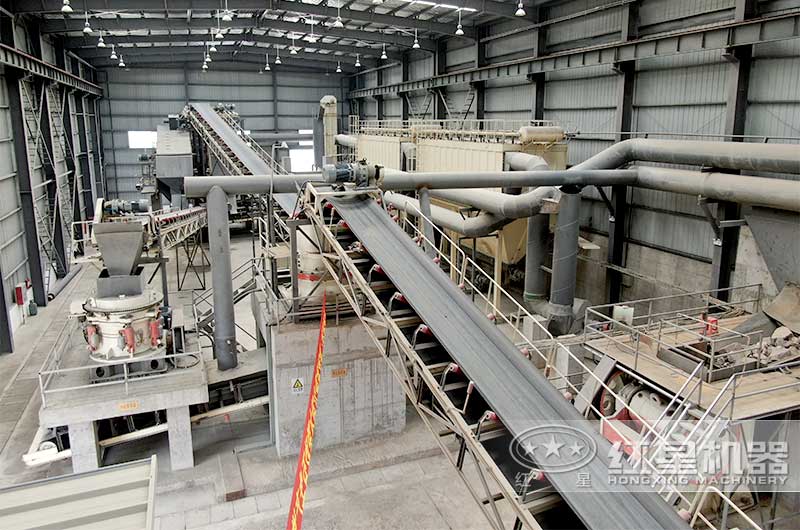 淮安君盛公司建筑垃圾處置廠車(chē)間內(nèi)景