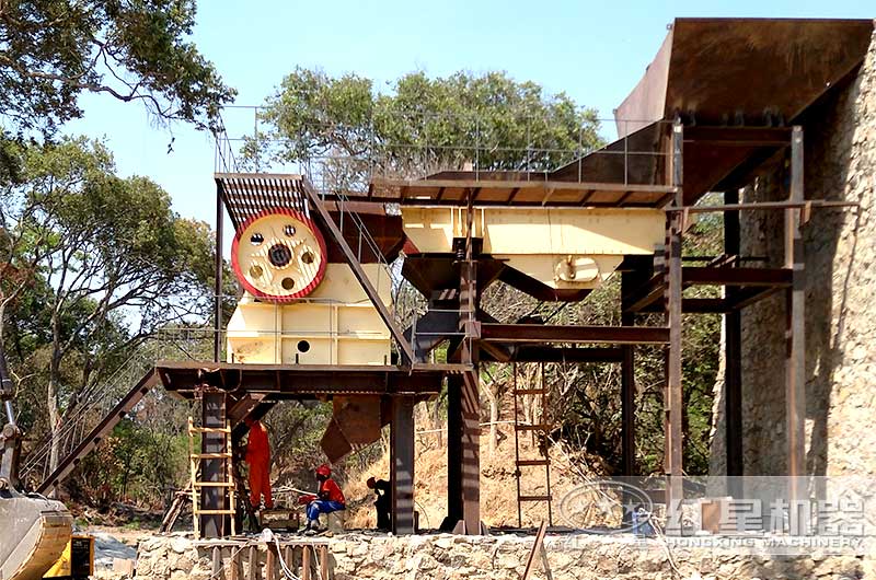 PE1200*1500鄂破機(jī)現(xiàn)場