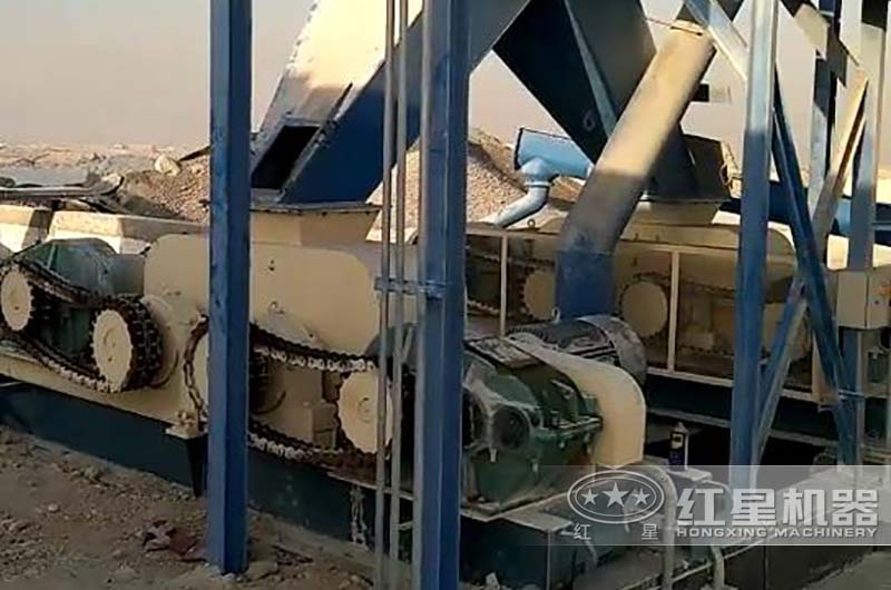 對輥破用于磨粉現(xiàn)場破碎煤矸石