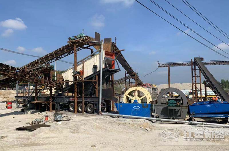 移動(dòng)制砂機(jī)