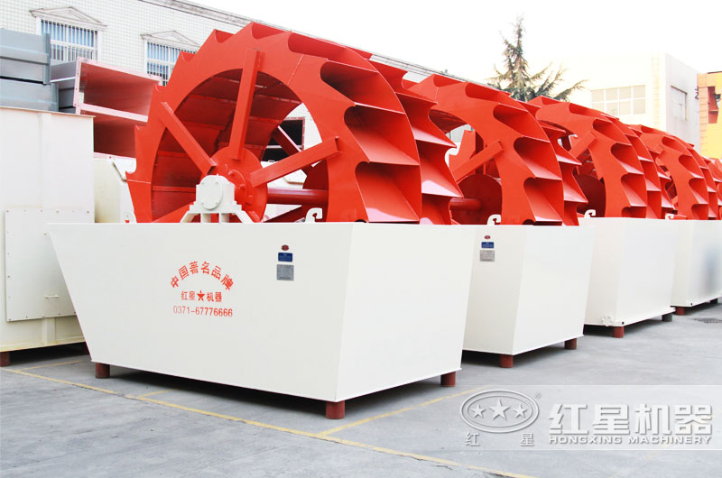 輪斗式洗砂機(jī)，洗凈度高達(dá)99%