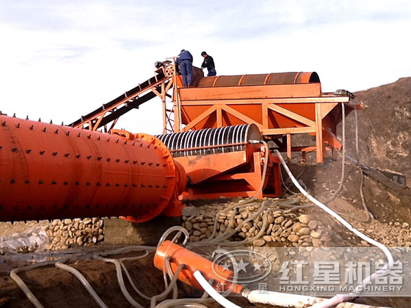 瓷土選礦生產(chǎn)線實拍圖