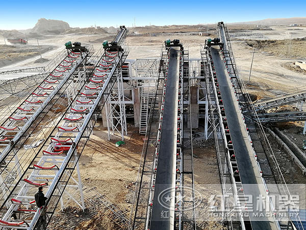 皮帶輸送機新現(xiàn)場圖