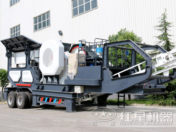 輪胎式移動(dòng)破碎站圖